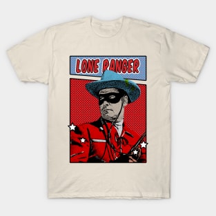 The Lone Ranger Pop Art Style T-Shirt